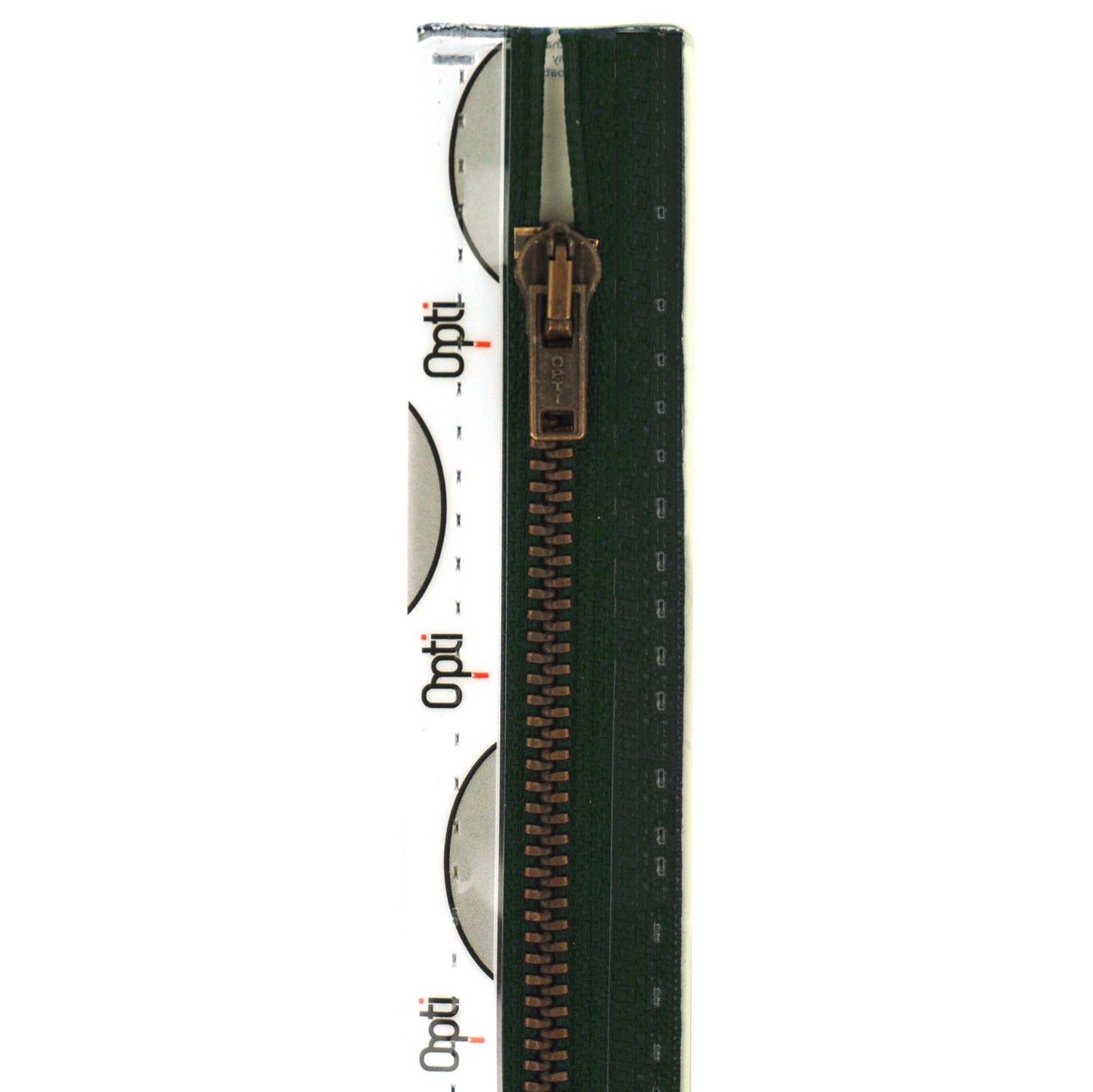 Opti Rits 12cm Metaal antiek, groen 0461