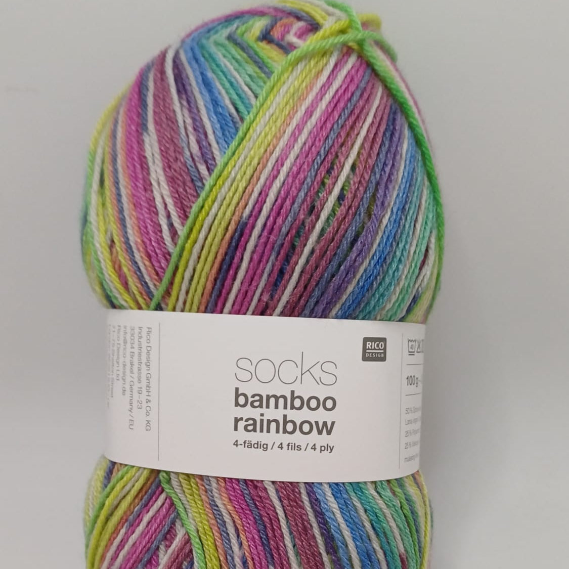 Socks bambo rainbow, kleur 059