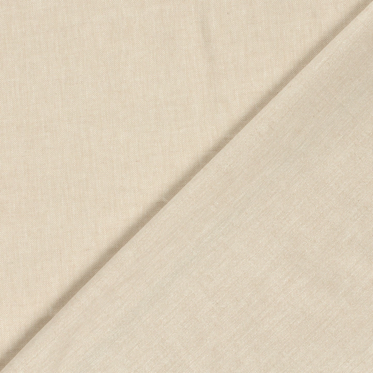 Chambray, visgraat motief, kleur 052 beige