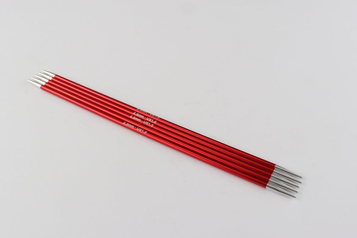 KnitPro, Zing, Double Point Needles, 2.5mm
