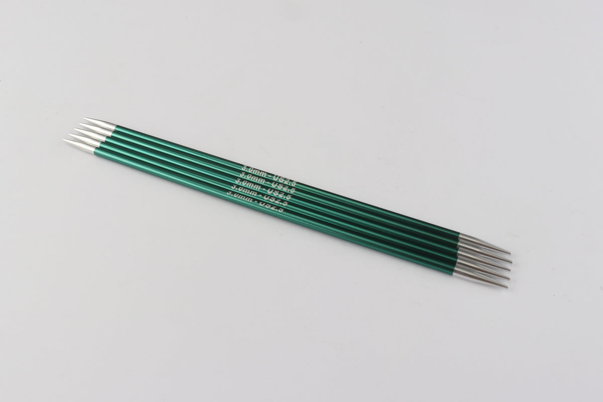KnitPro, Zing, Double Point Needles, 3mm