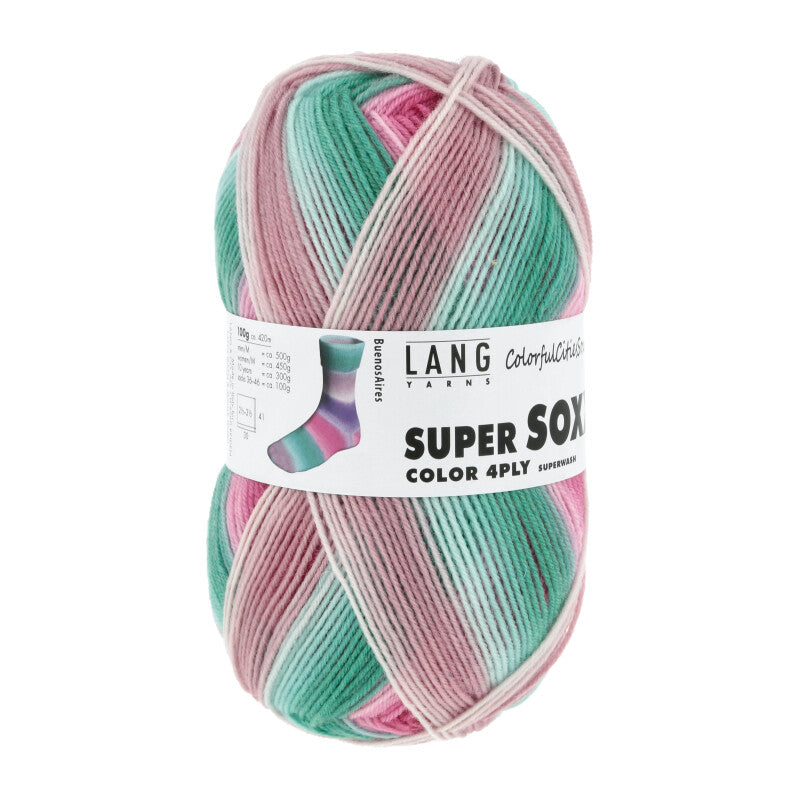 Lang Yarns Super Soxx, kleur BuenosAires (0507)