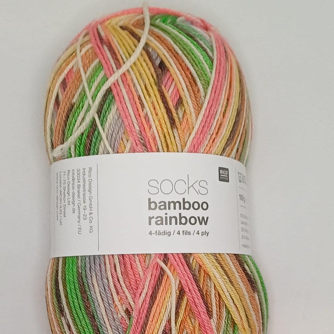 Socks bambo rainbow, kleur 057