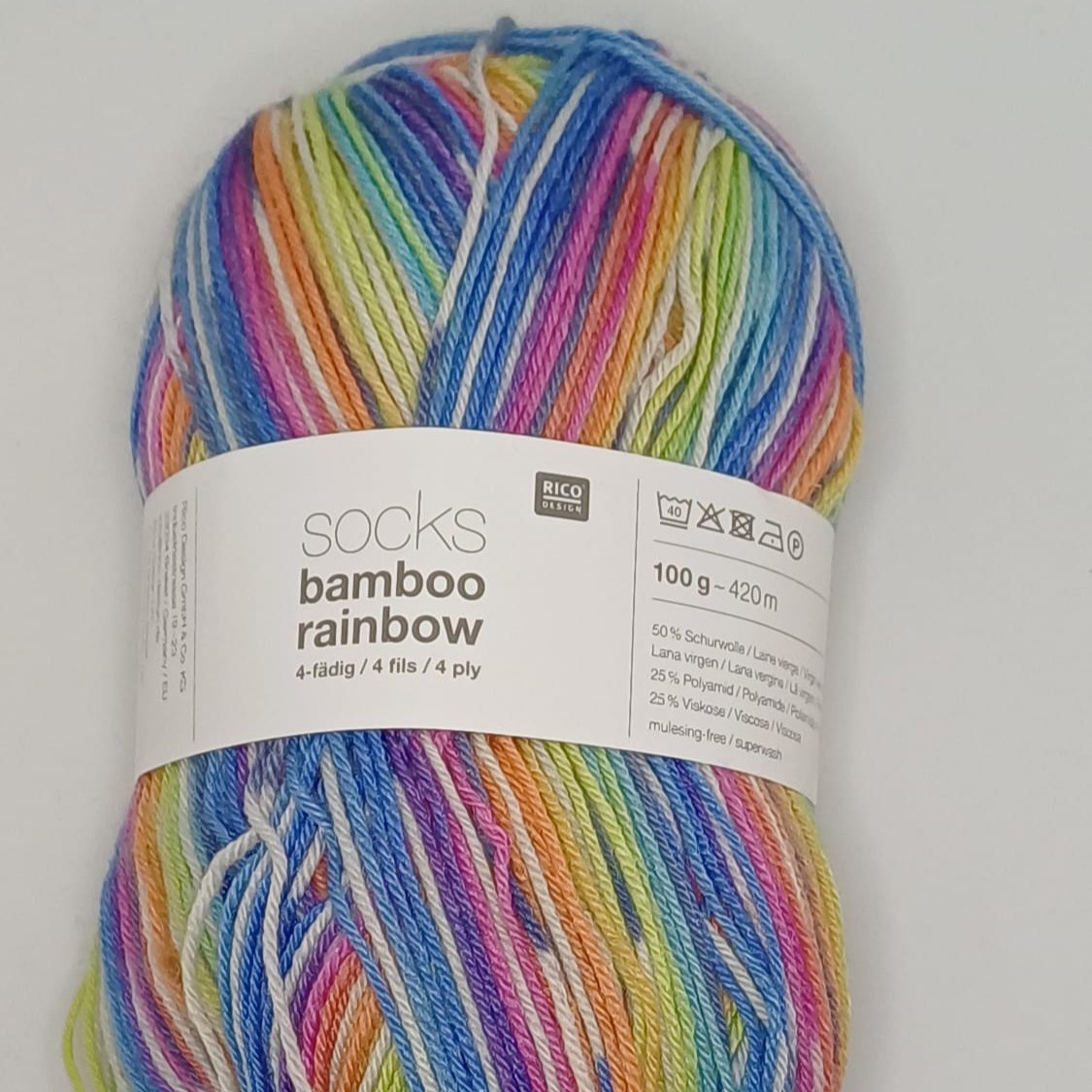Socks bambo rainbow, kleur 058