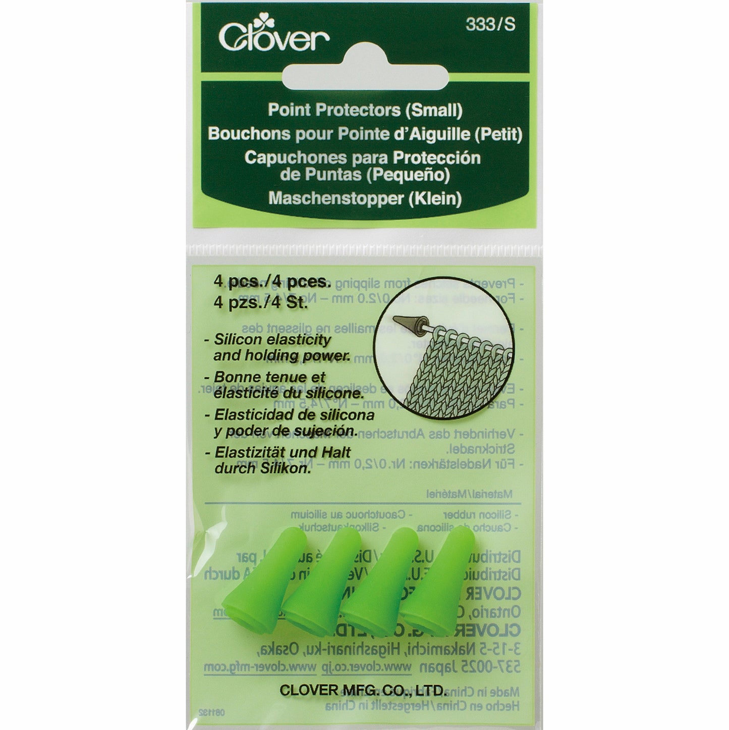 Clover puntbeschermers/breinaaldstoppers 2.0mm tot 4.5mm