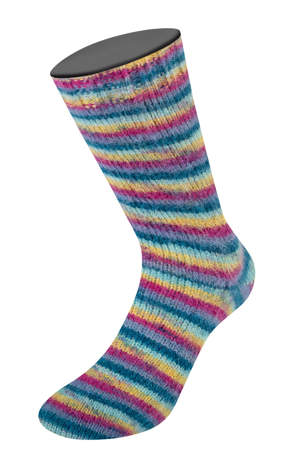 Lana Grossa Cosy Socks Multi Strips, kleur 0155