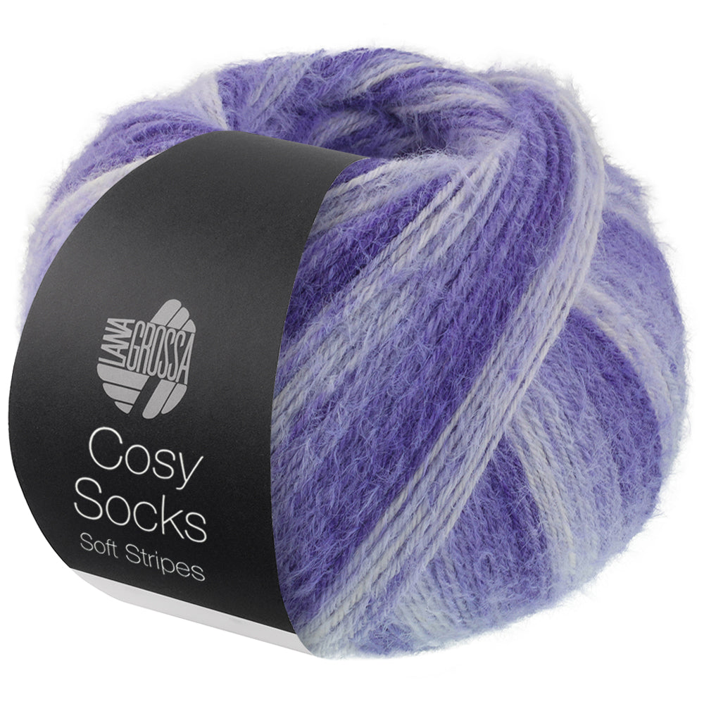 Lana Grossa Cosy Socks Soft Stripes, kleur 0101
