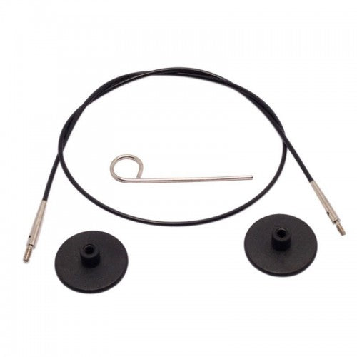 KnitPro, Swivel Stainless Steel Cable for interchangeable tips, 60cm