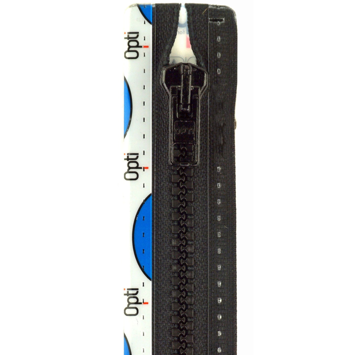 Opti Bloktand rits, 50cm, kleur zwart