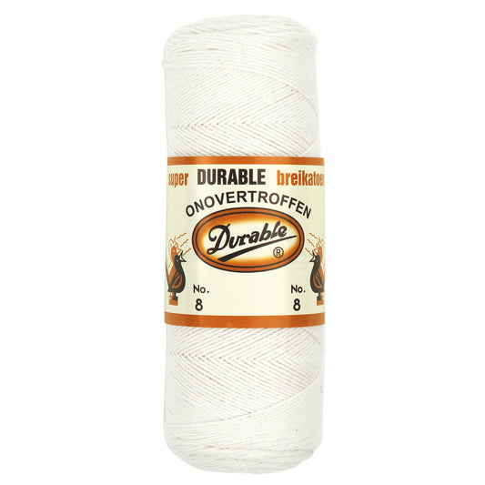 Durable Breikatoen, nummer 8, kleur wit