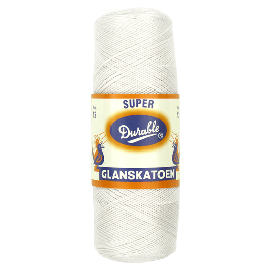 Durable Glanskatoen wit, nummer 12