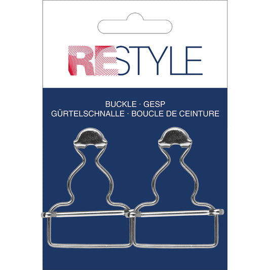Restyle, Tuinbroekgesp, 35mm, zilver
