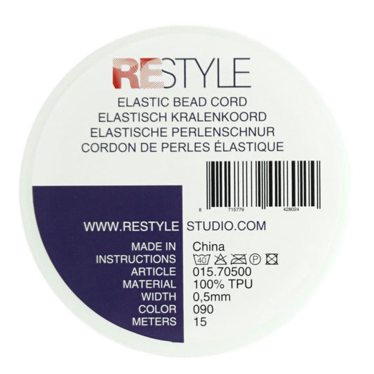 Restyle, kralen elastiek 0.5mm