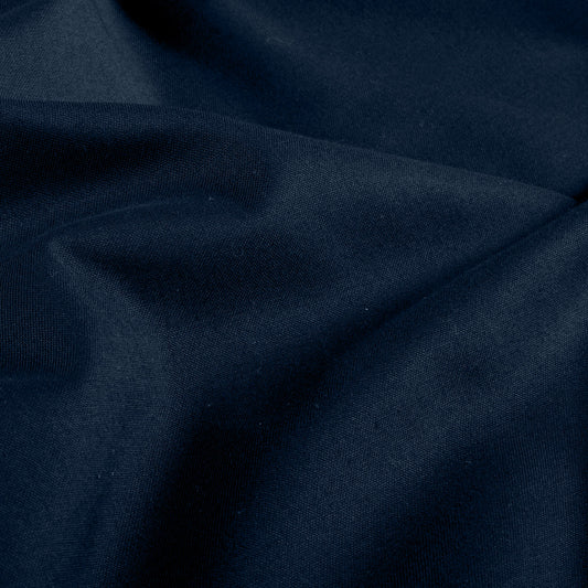 Katoen (Cretonne) stof, kleur Marine blauw