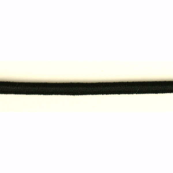 Koord Elastiek, 3mm kleur zwart