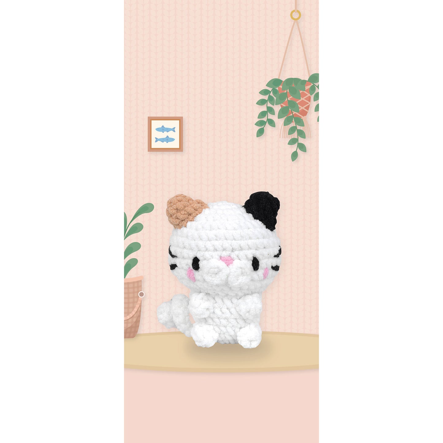 DMC Amigurumi kit, Luna de kat