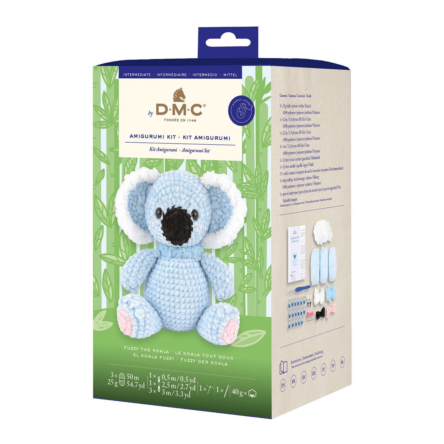 DMC Amigurumi kit, Fuzzy the Koala