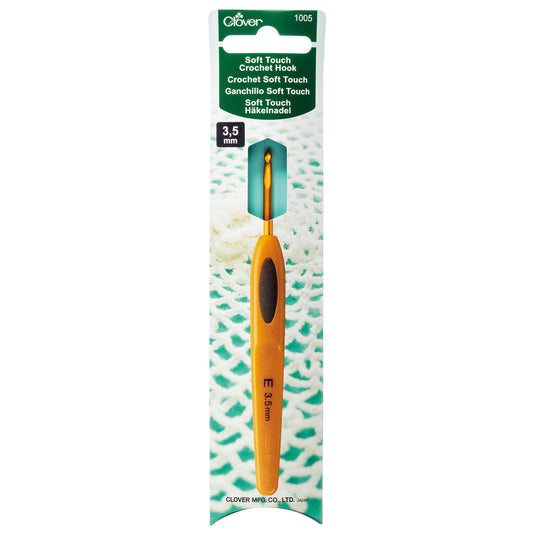 Clover Soft Touch Haaknaald, 3,5mm