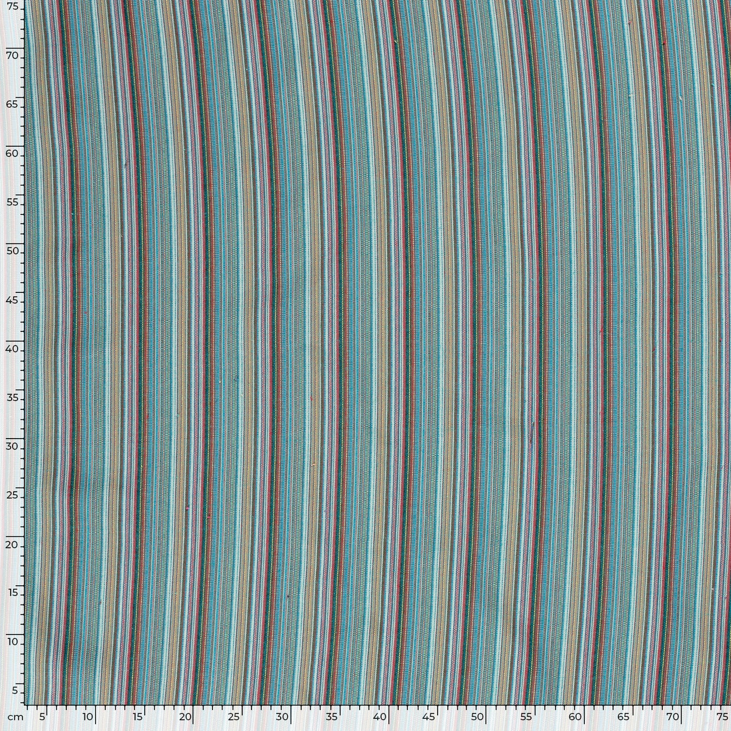Jacquard stof Strepen Multicolor, 009