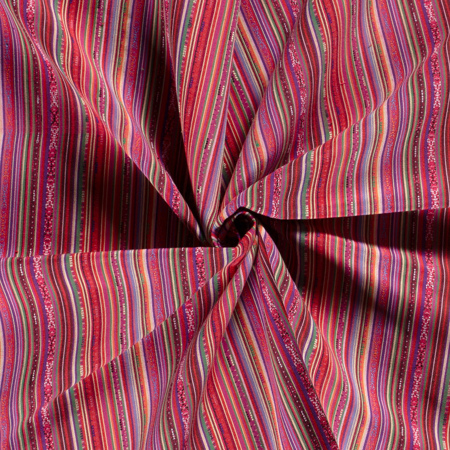 Jacquard stof Strepen Multicolor