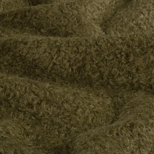 Bouclé, kleur Kaki groen