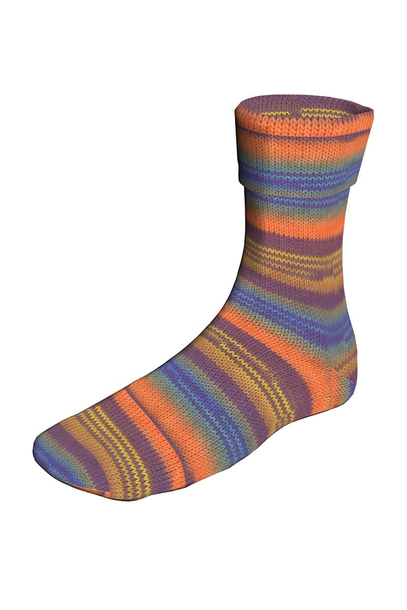 Lang Yarns Super Soxx, kleur WolfgangSee