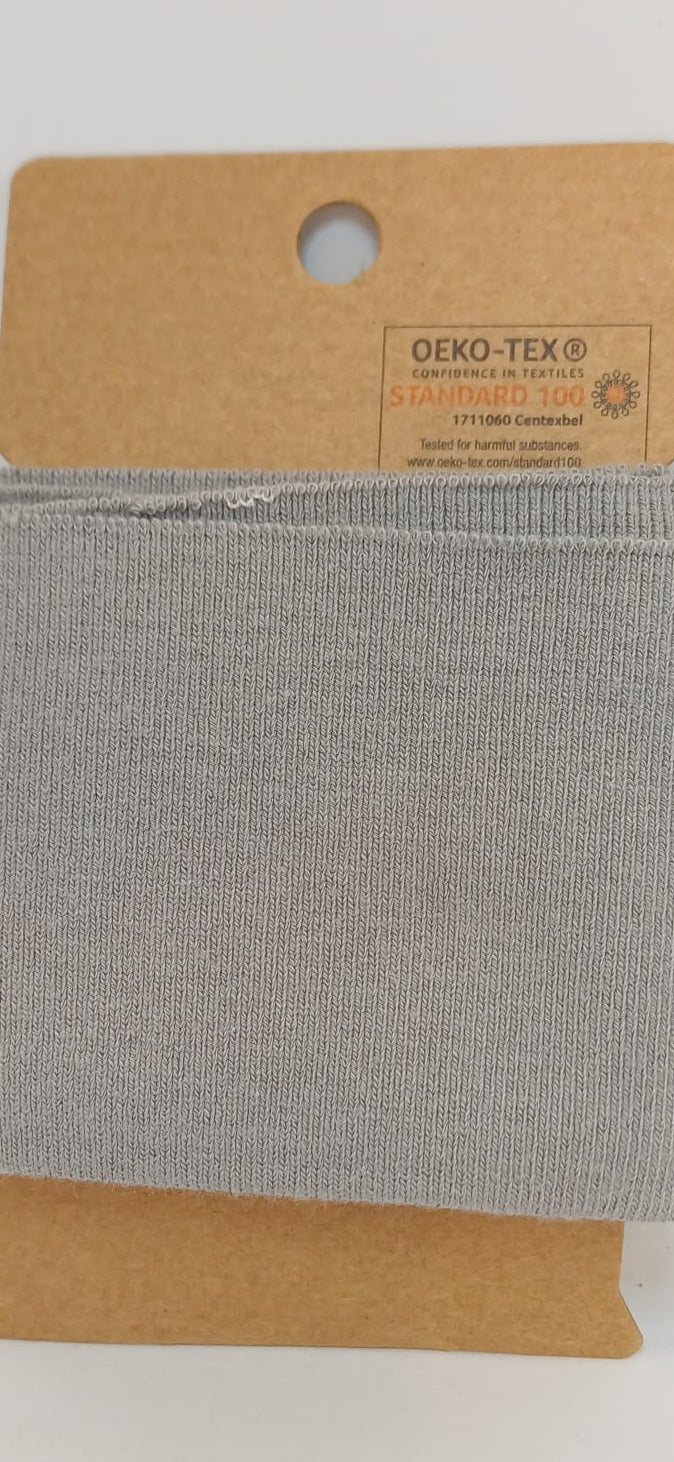 Boordstof 7cm, grijs