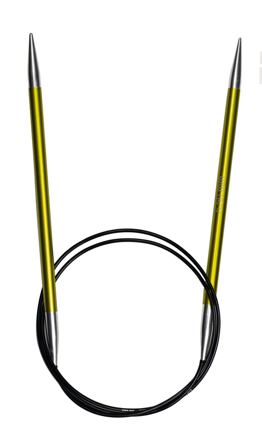 Lana Grossa/KnitPro, rondbreinaald rainbow, 2,5mm, kabel 40cm