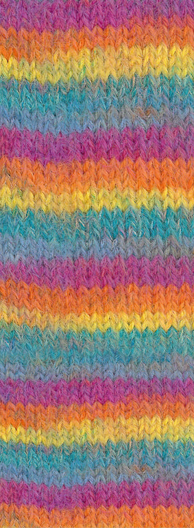 Lana Grossa Cosy Socks Multi Strips, kleur 0151