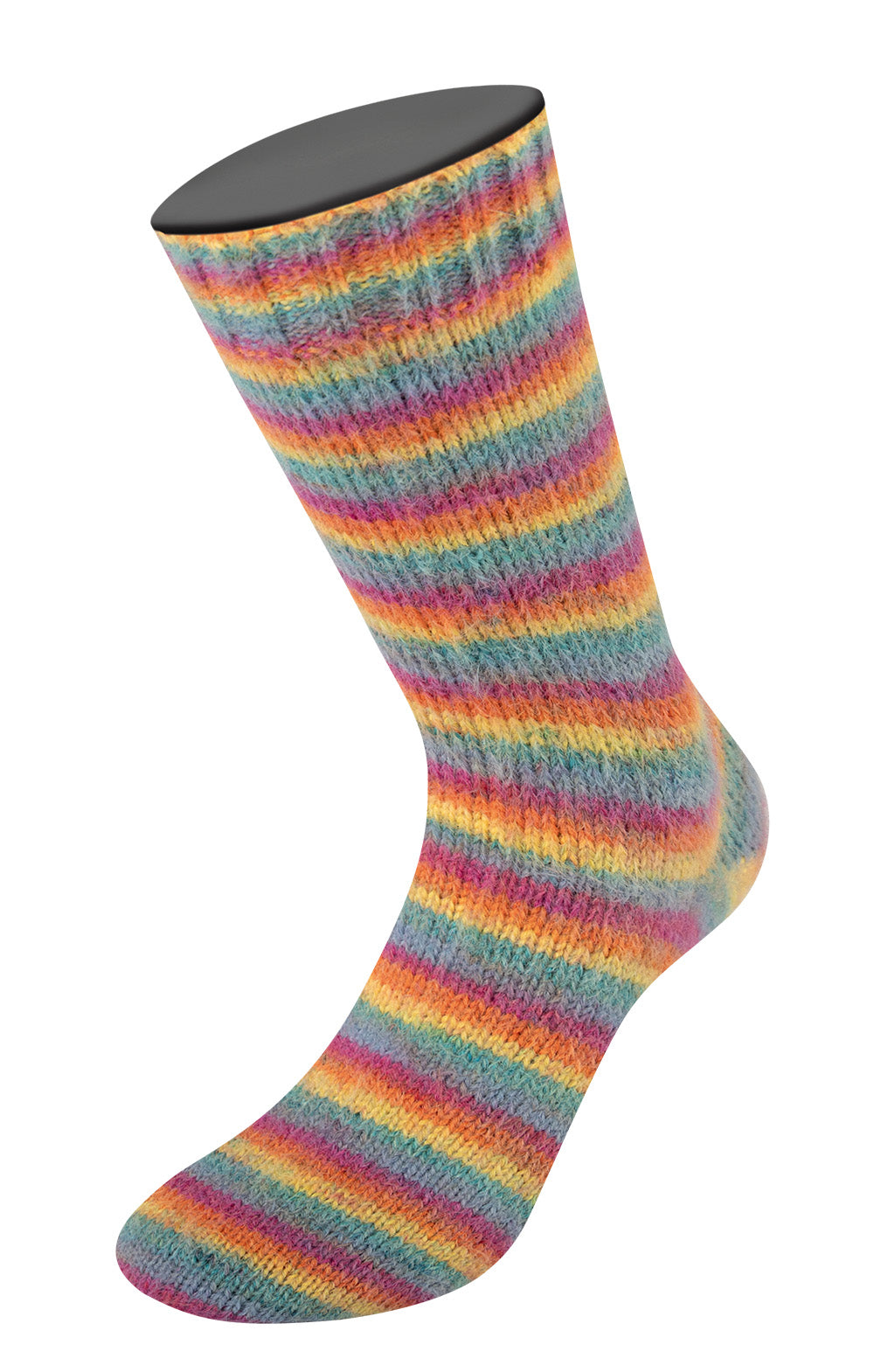 Lana Grossa Cosy Socks Multi Strips, kleur 0151