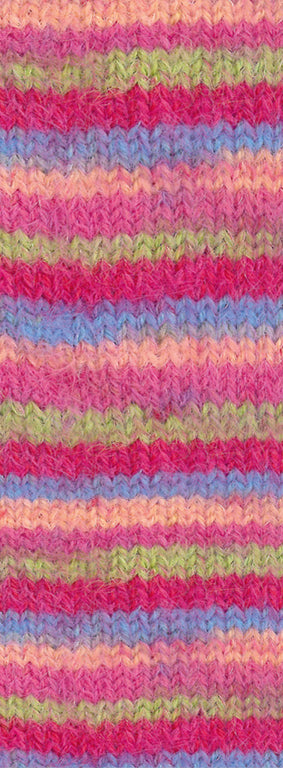 Lana Grossa Cosy Socks Multi Strips, kleur 0152