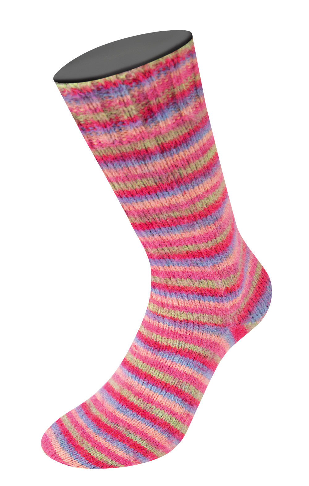 Lana Grossa Cosy Socks Multi Strips, kleur 0152