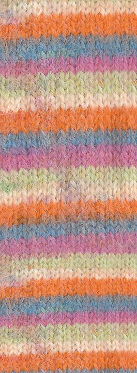 Lana Grossa Cosy Socks Multi Strips, kleur 0154