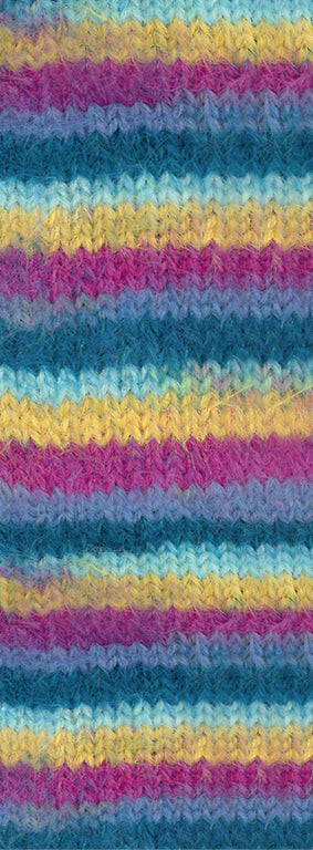 Lana Grossa Cosy Socks Multi Strips, kleur 0155