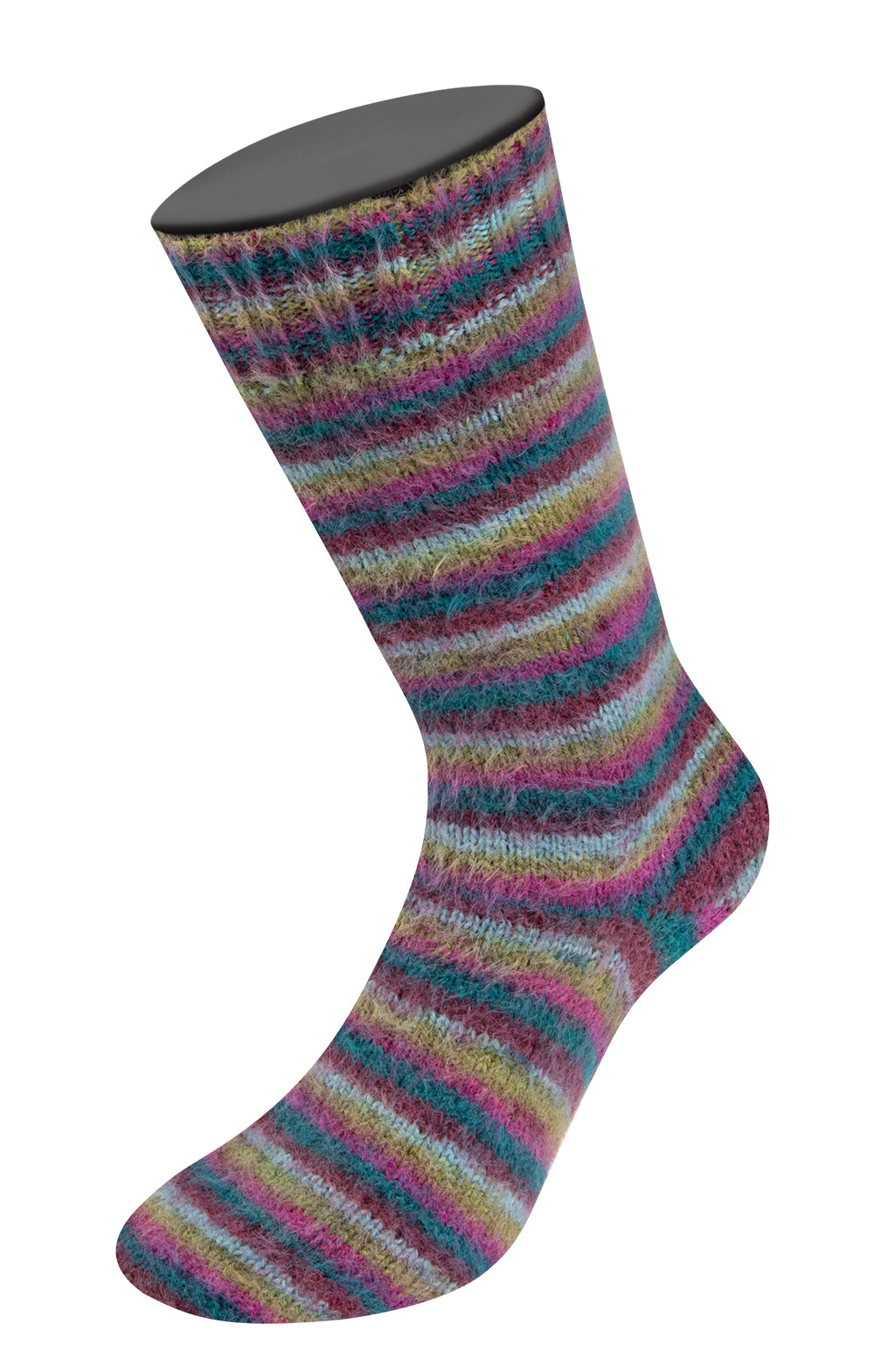 Lana Grossa Cosy Socks Multi Strips, kleur 0158