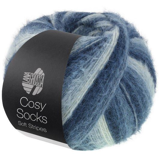 Lana Grossa Cosy Socks Soft Stripes, kleur 0106
