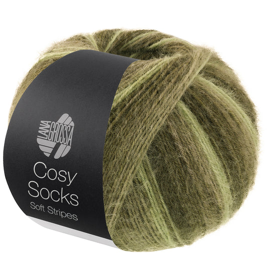 Lana Grossa Cosy Socks Soft Stripes, kleur 0107