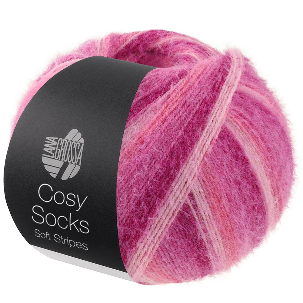 Lana Grossa Cosy Socks Soft Stripes, kleur 0108