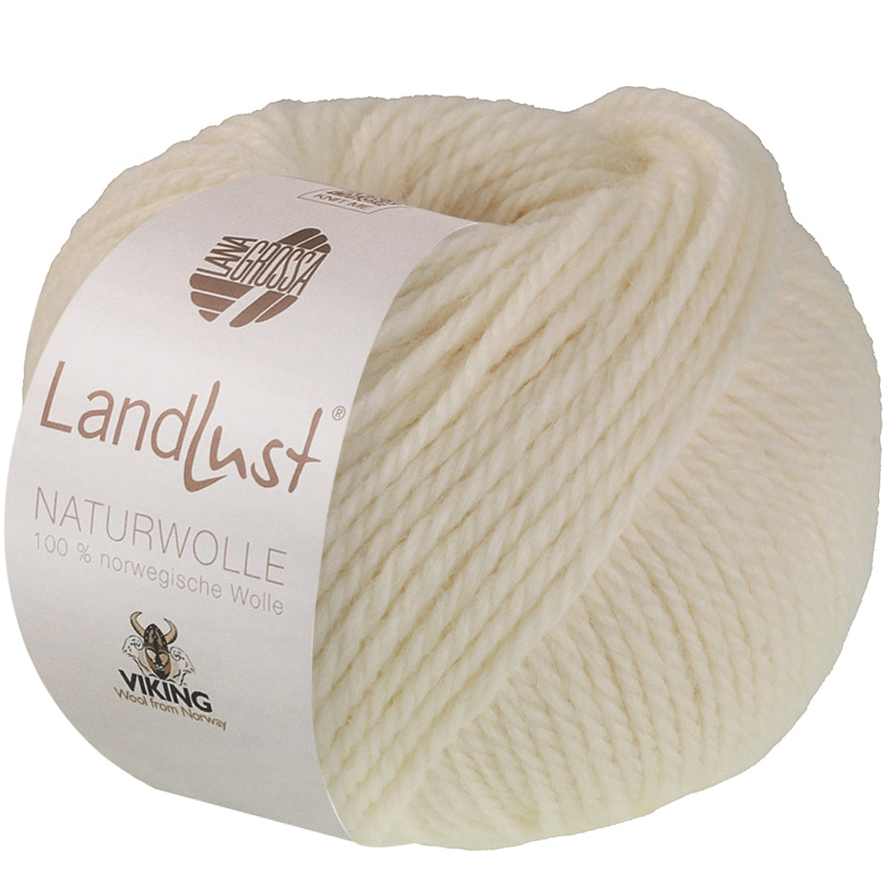 Lana Grossa Landlust Naturwolle, kleur 001