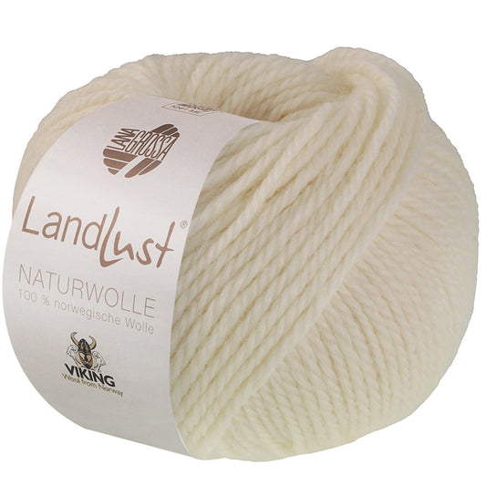 Lana Grossa Landlust Naturwolle, kleur 001