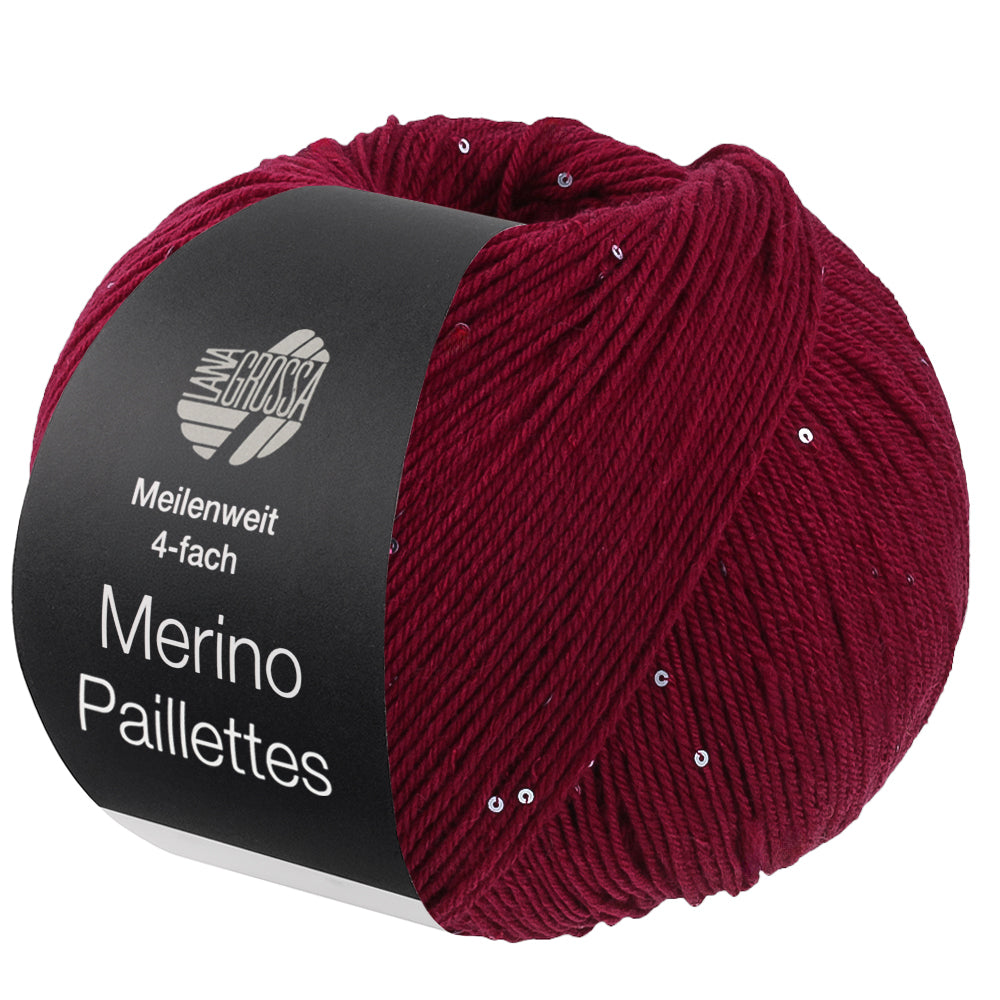 Lana Grossa Meilenweit Merino Paillettes, kleur 2302
